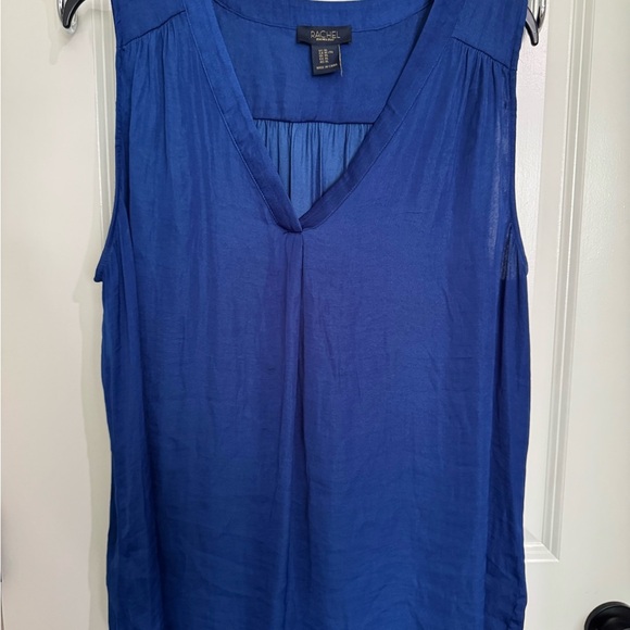 RACHEL Rachel Roy Blue Sleeveless Top - Picture 1 of 8
